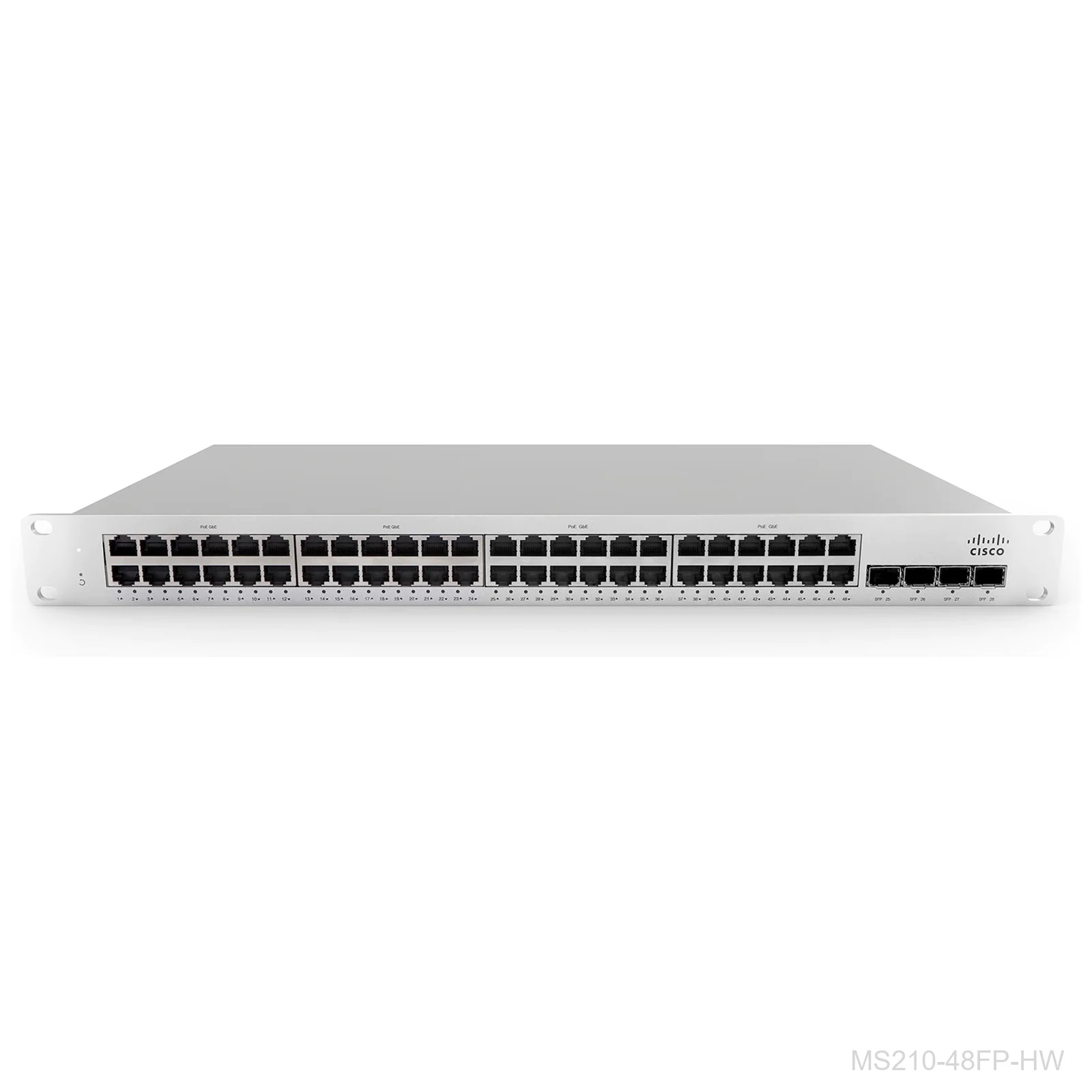 Cisco Meraki MS210-48FP-HW 48-Port Gigabit PoE Managed Switch