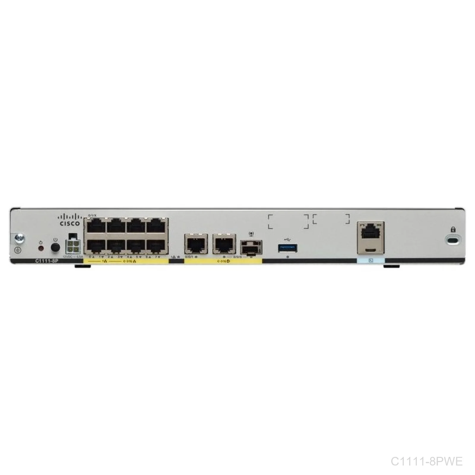 Cisco C1111-8PWE ISR 1111 Eight-Port Dual WAN Wi-Fi 5 Router, E Domain