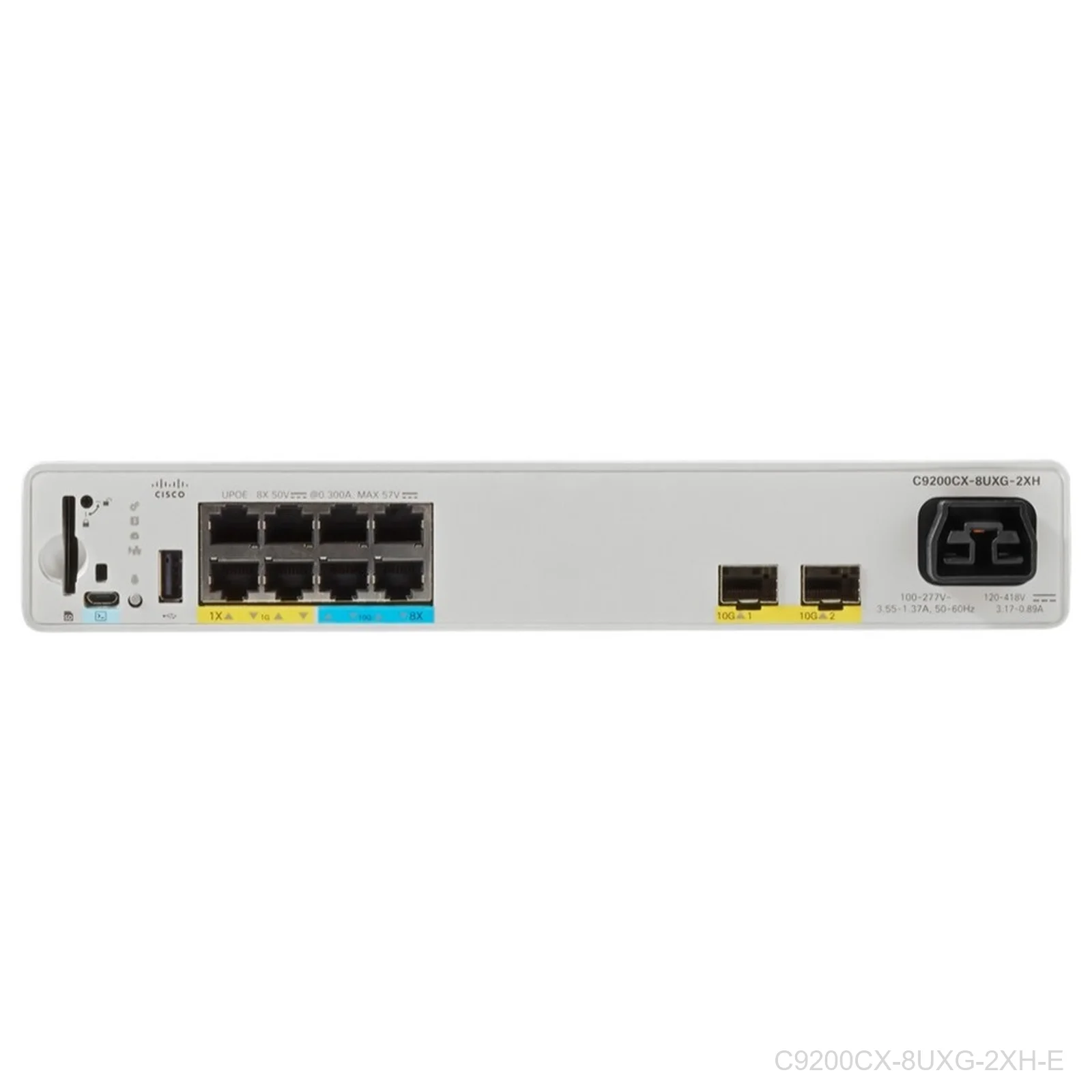 Cisco C9200CX-8UXG-2XH-E Catalyst 9200CX 8-Port UPOE Switch Network Essentials