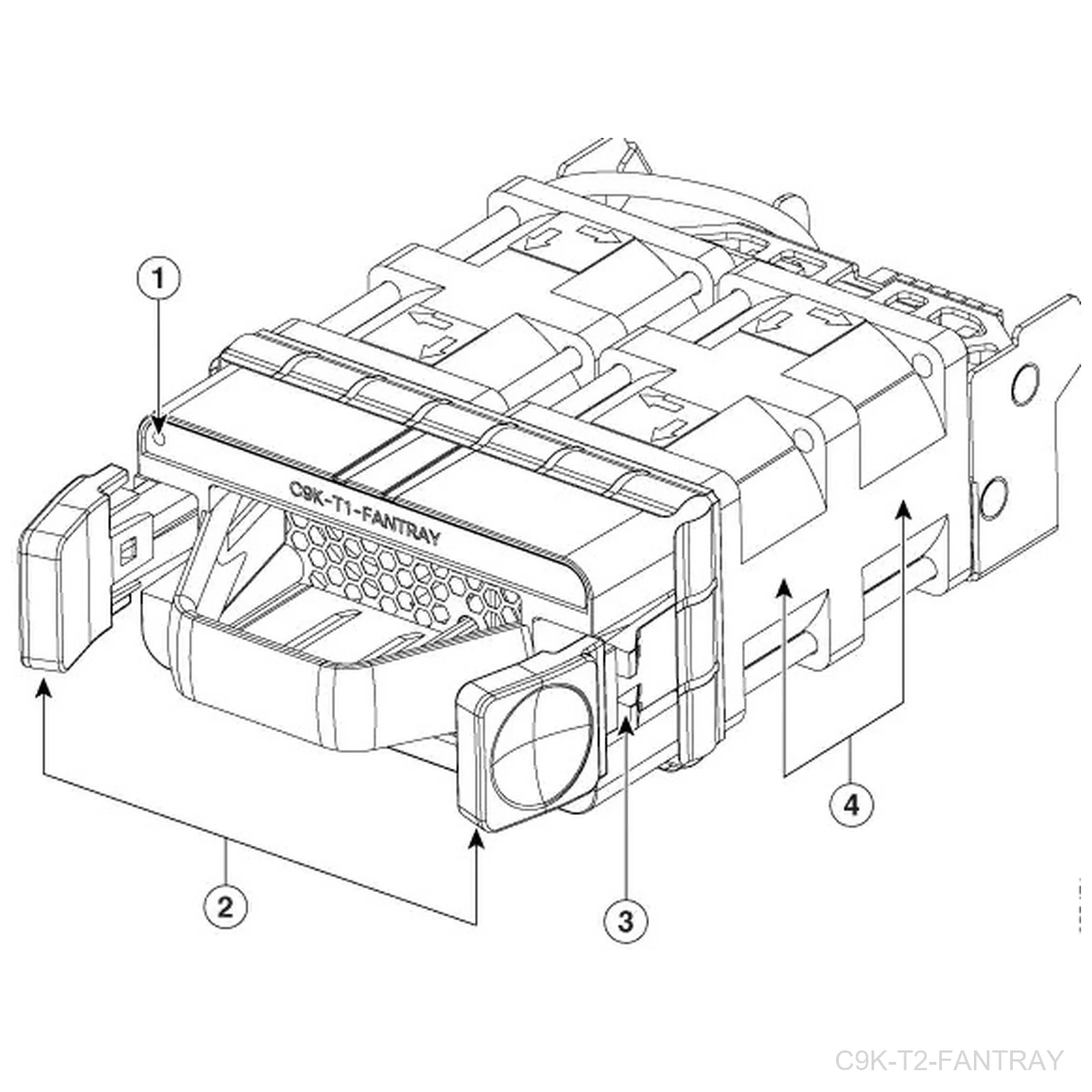 Cisco C9K-T2-FANTRAY Catalyst 9500-32C Cooling Fan Module
