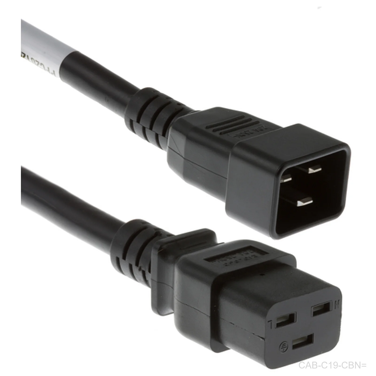 Cisco CAB-C19-CBN= 250V 16A C20 to C19 Power Cord