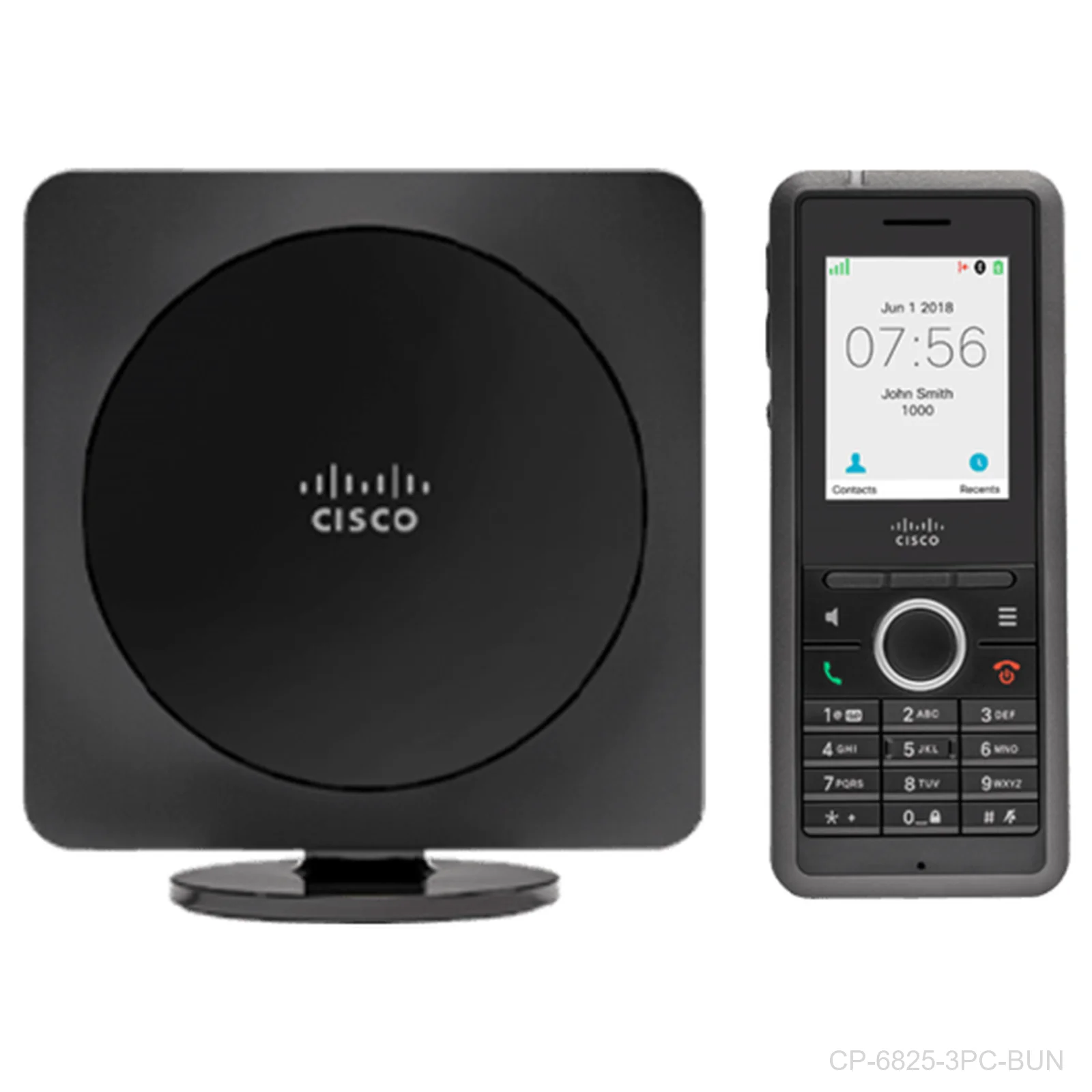 Cisco CP-6825-3PC-BUN 6825 IP DECT Phone and Base Bundle