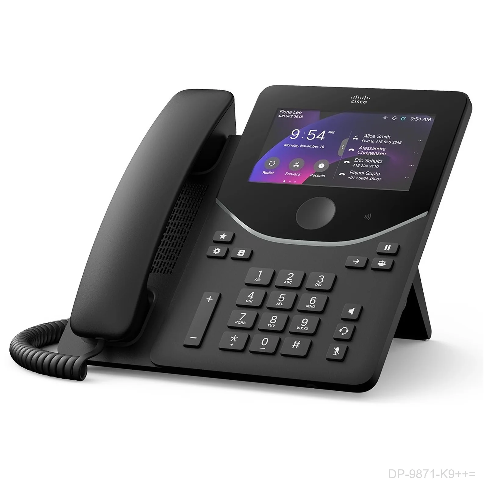 Cisco DP-9871-K9++= – Desk Phone 9871, TAA, Carbon Black