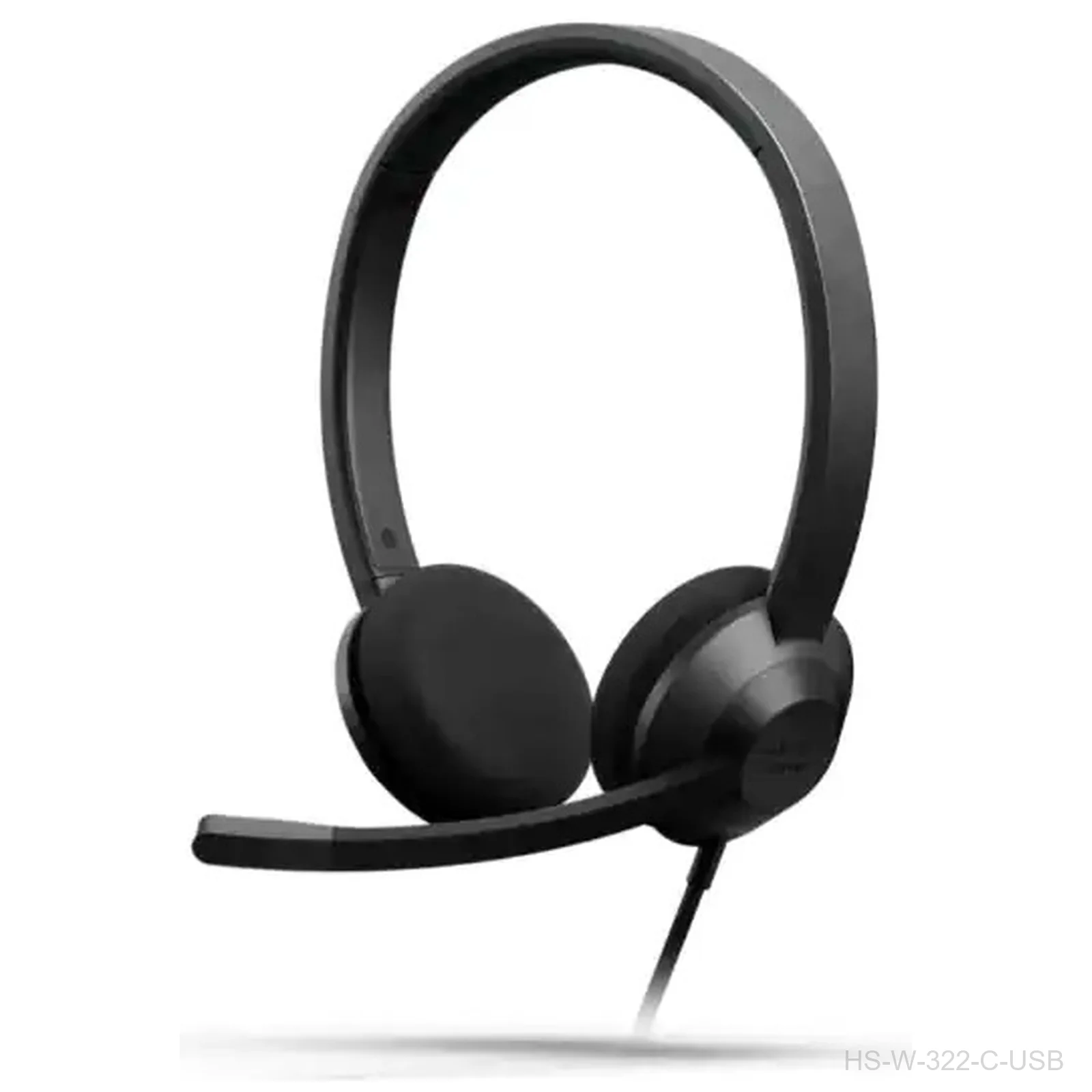 [HS-W-322-C-USB] Cisco HS-W-322-C-USB – Headset 322 Wired Dual On-Ear, Carbon Black, USB-A
