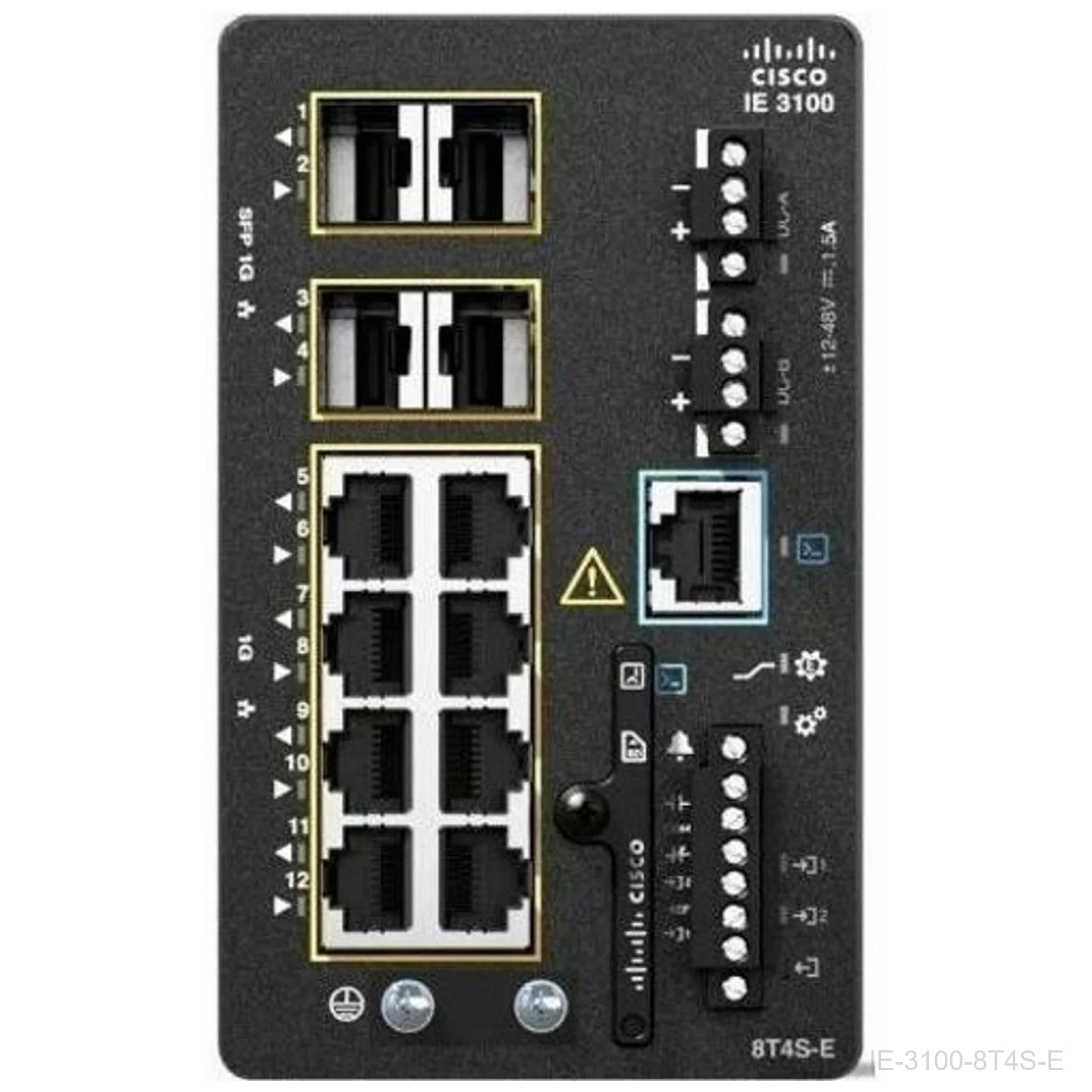 Cisco IE-3100-8T4S-E – Catalyst IE3100 Rugged Switch, 8 GE Copper, 4 GE SFP, Fixed, Network Essentials