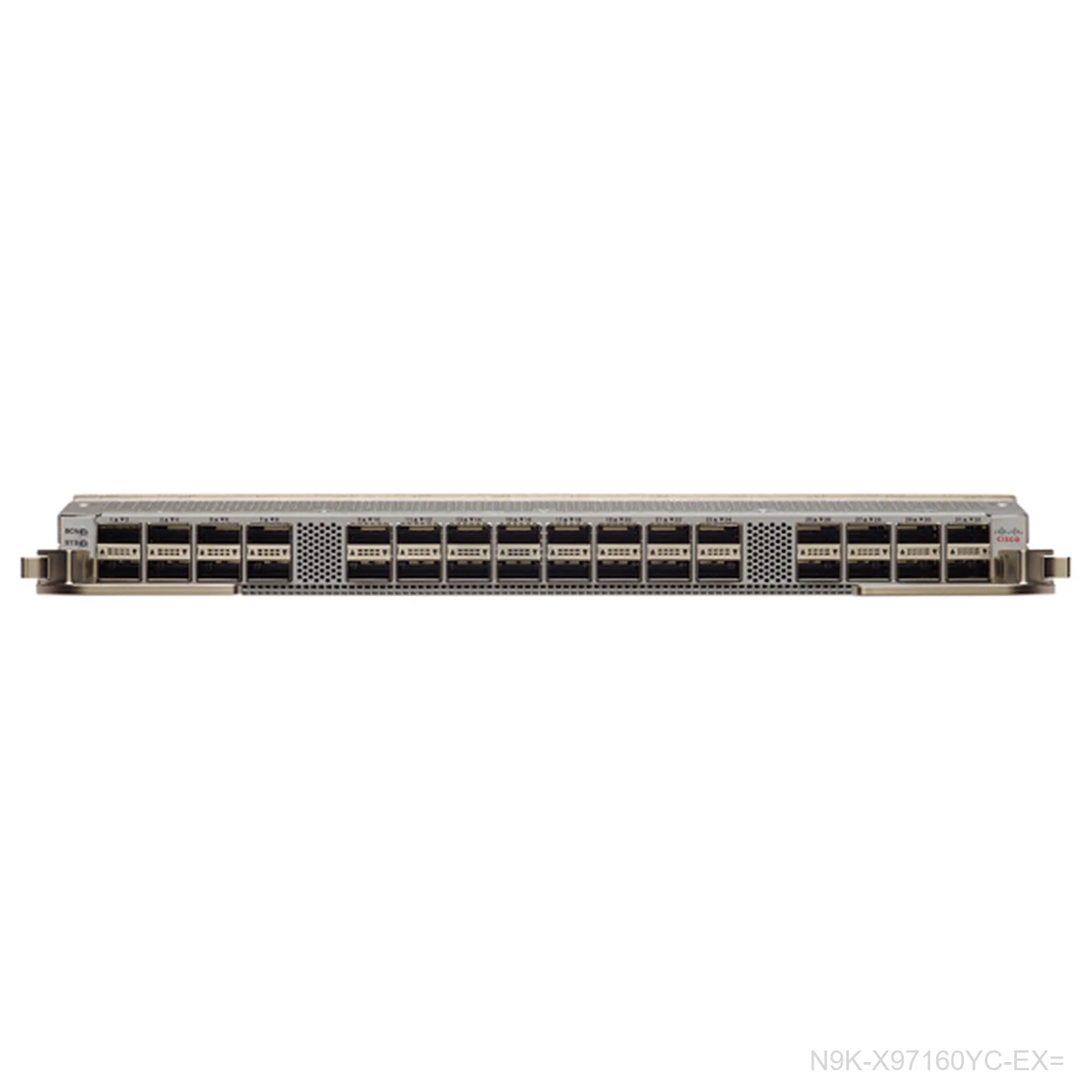 Cisco N9K-X97160YC-EX= – Nexus 9500 Line Card, 48-Port 1/10/25G SFP+ + 4-Port 100G QSFP, Cloud Scale (Spare)