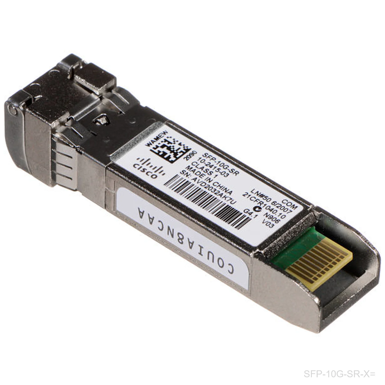 Cisco SFP-10G-SR-X= – 10GBASE-SR SFP Module, Extended Temperature Range