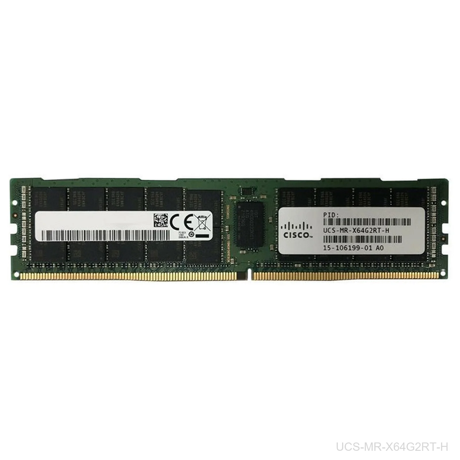 Cisco UCS-MR-X64G2RT-H 64GB DDR4-2933 RDIMM Memory Module, 2Rx4, 1.2V