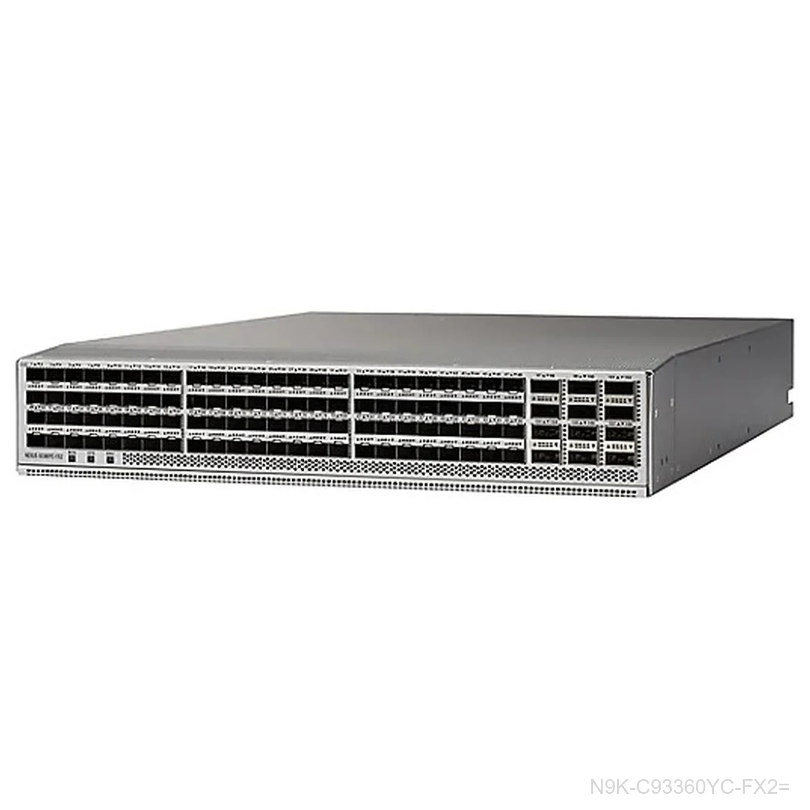Cisco N9K-C93360YC-FX2= Nexus 9300 Switch, 96x 1/10/25G, 12x 40/100G QSFP28, MACsec, Spare
