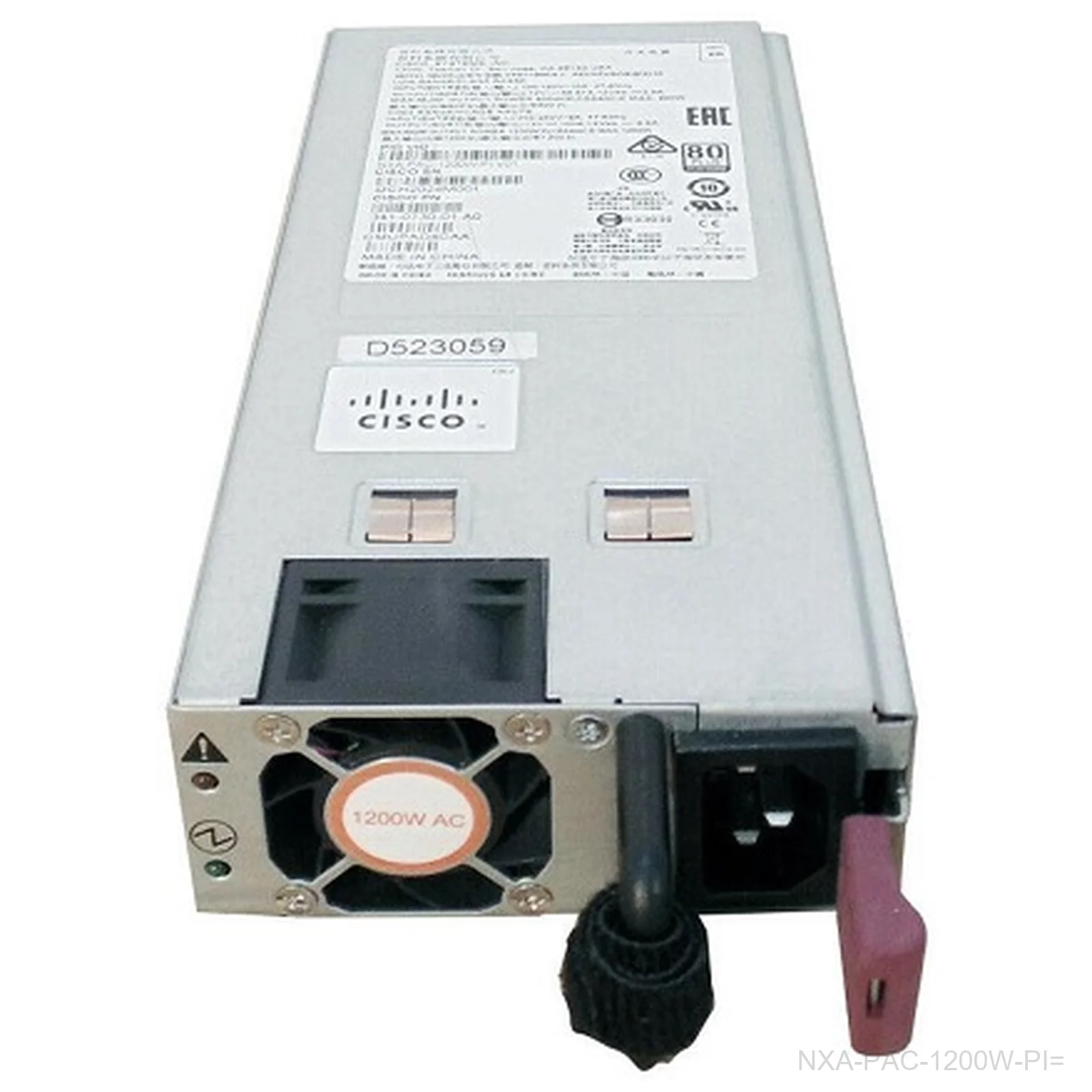 Cisco NXA-PAC-1200W-PI= Nexus NEBS AC 1200W Power Supply, Port-Side Intake