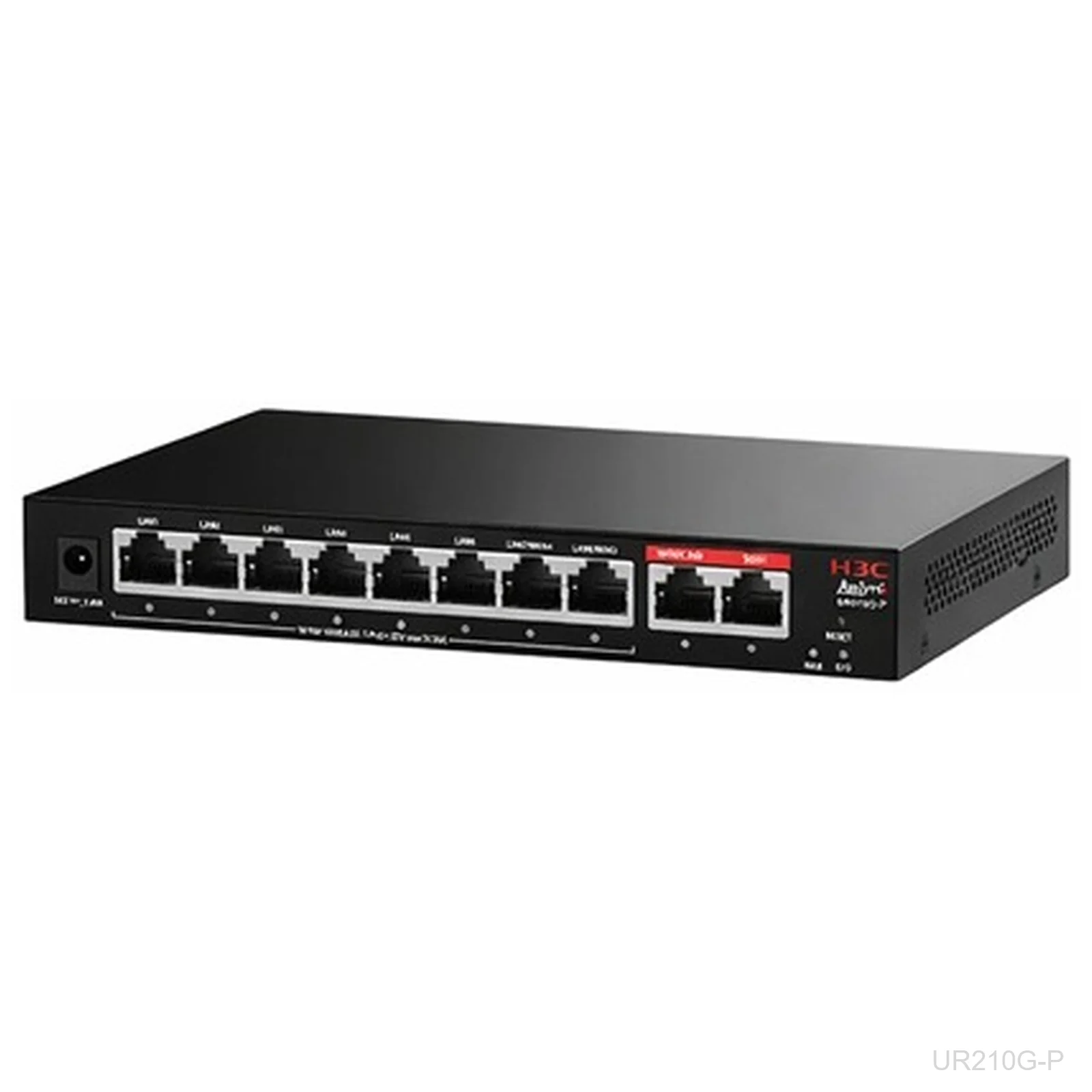H3C UR210G-P Aolynk PoE Router, 8x GE LAN PoE+, 75W, 2x GE WAN
