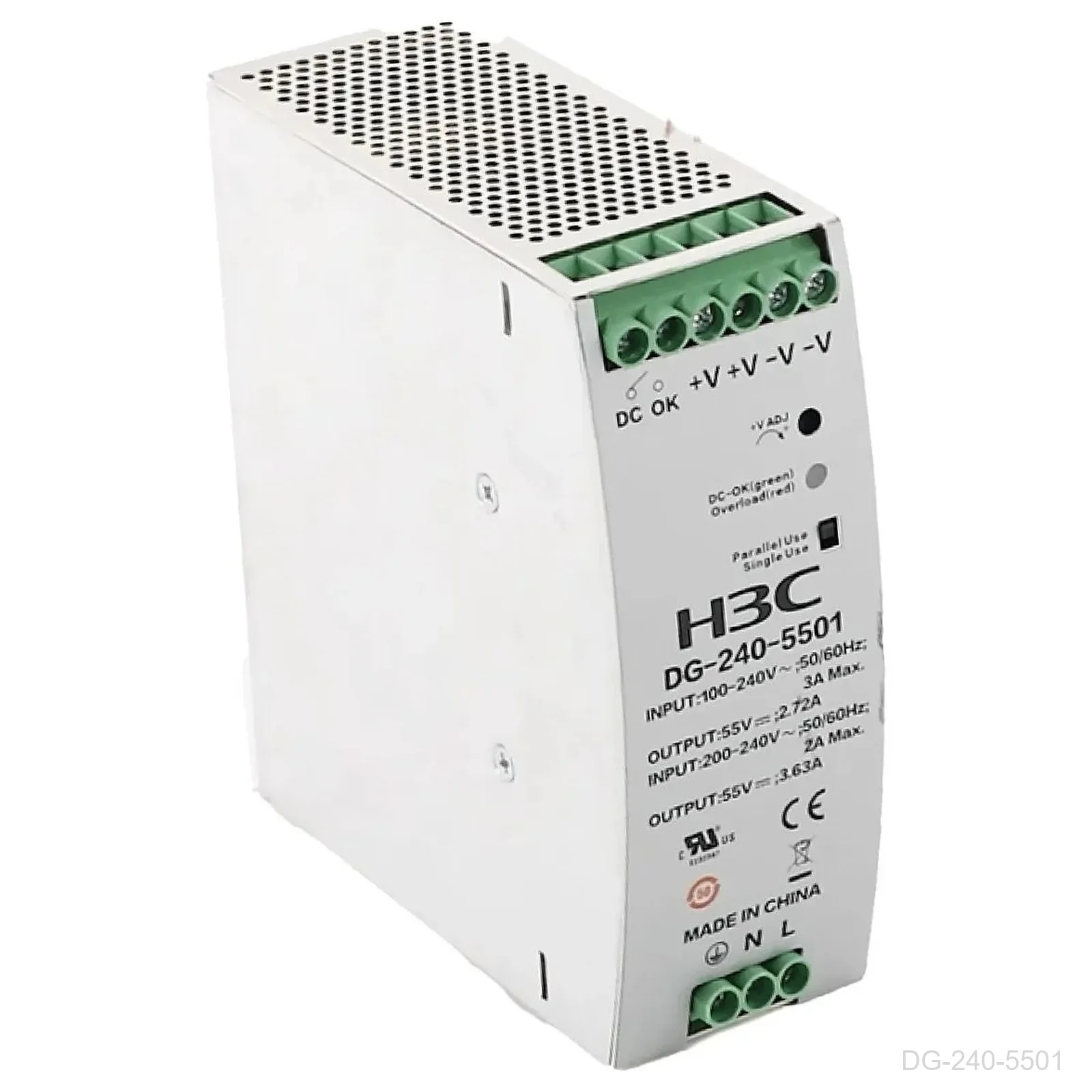 H3C DG-240-5501 DIN-Rail 150W PoE AC Power Supply Module for Industrial Switches