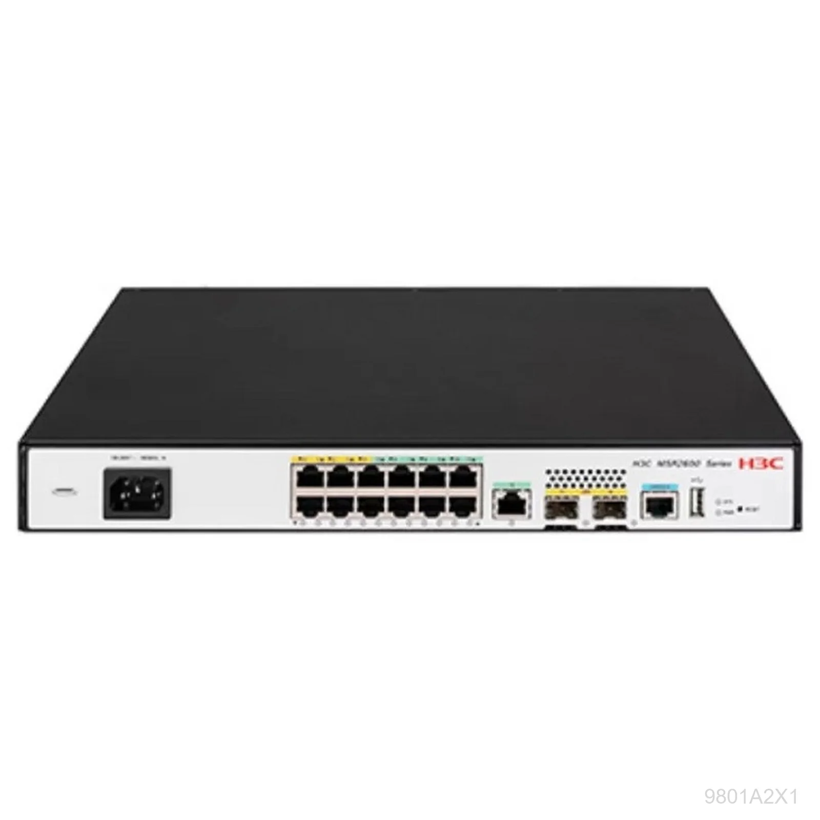H3C 9801A2X1 MSR2600-15-X1 Enterprise Router, 2x GE SFP, 13x GE RJ45