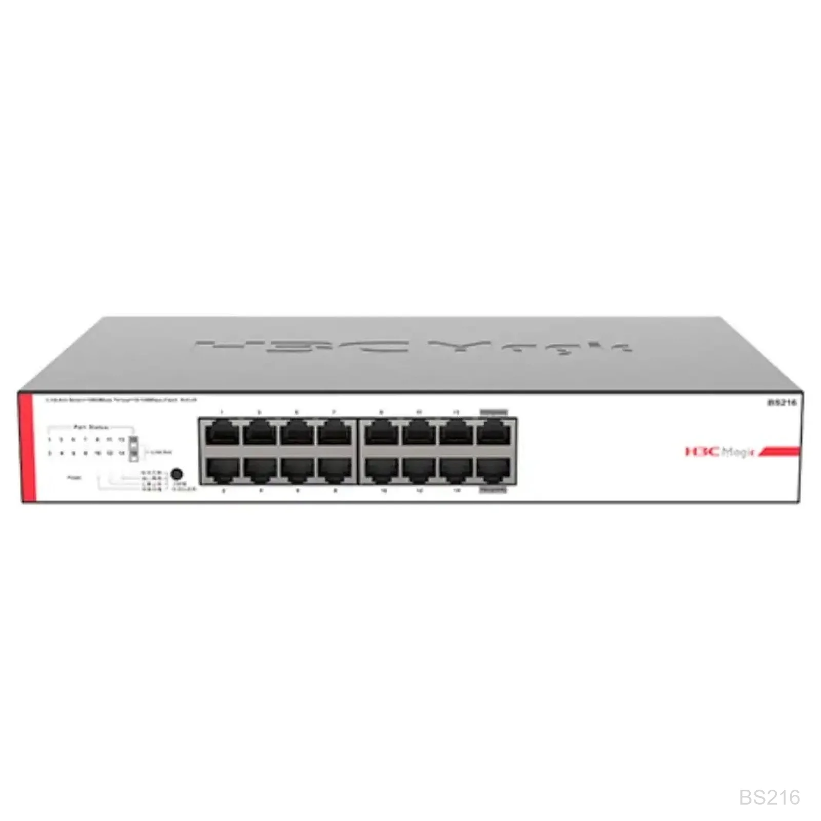 H3C BS216 Magic 16-Port Gigabit Unmanaged Switch, Fanless, 9801A5AW