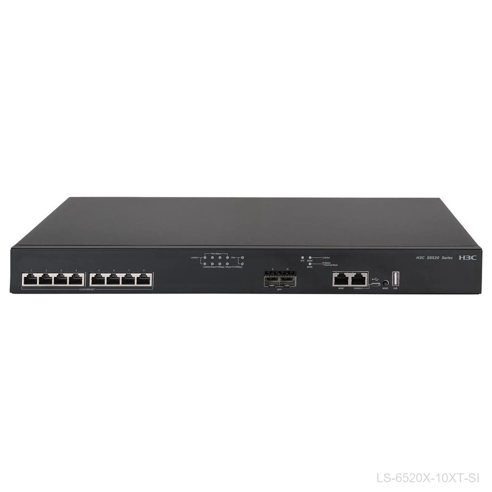 H3C LS-6520X-10XT-SI 8-Port Multigigabit Switch, 2x 10G SFP+, 0235A3HK