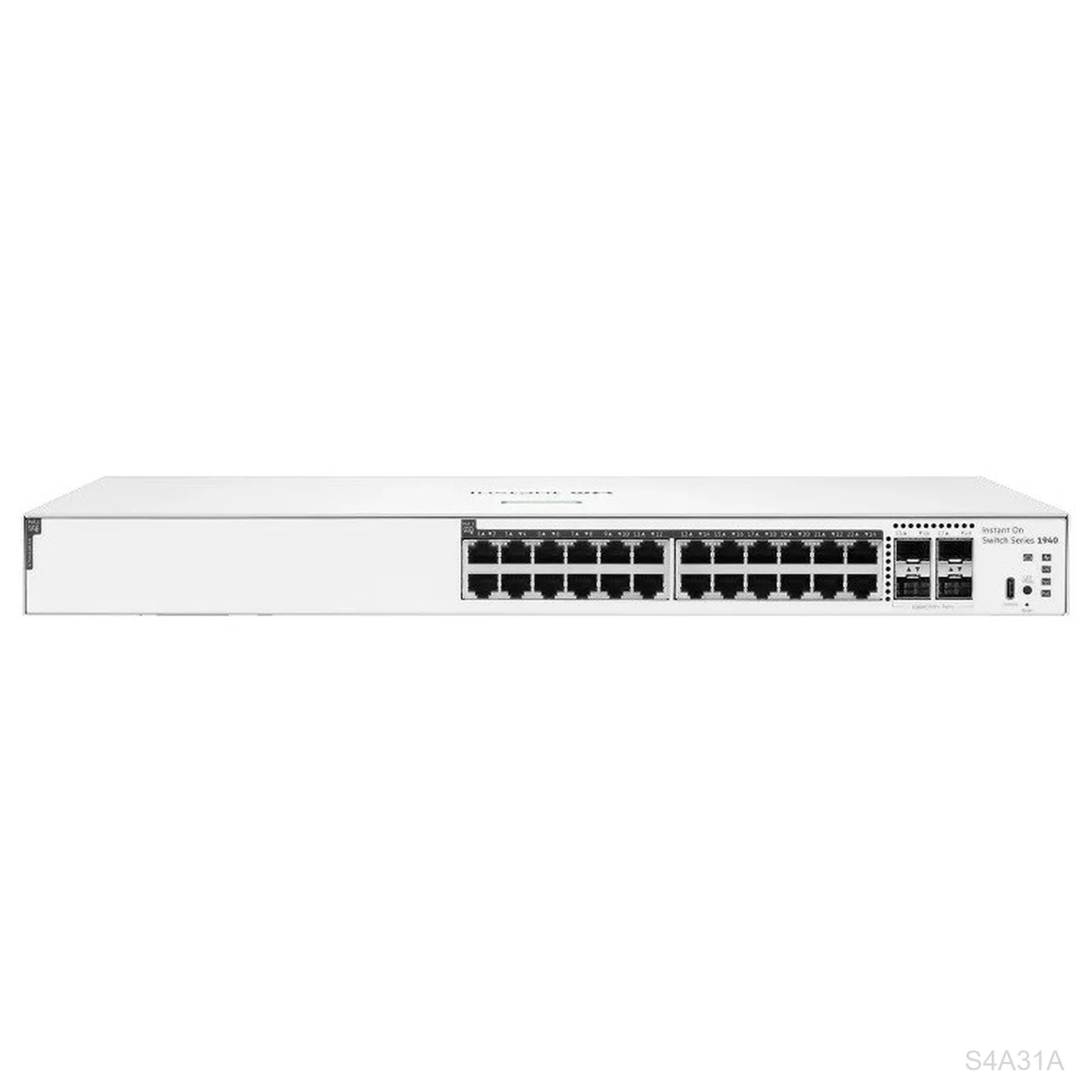 HPE Networking Instant On S4A31A 1940 Series 24-Port Gigabit PoE+ Switch, 240W, 4x 10G SFP+