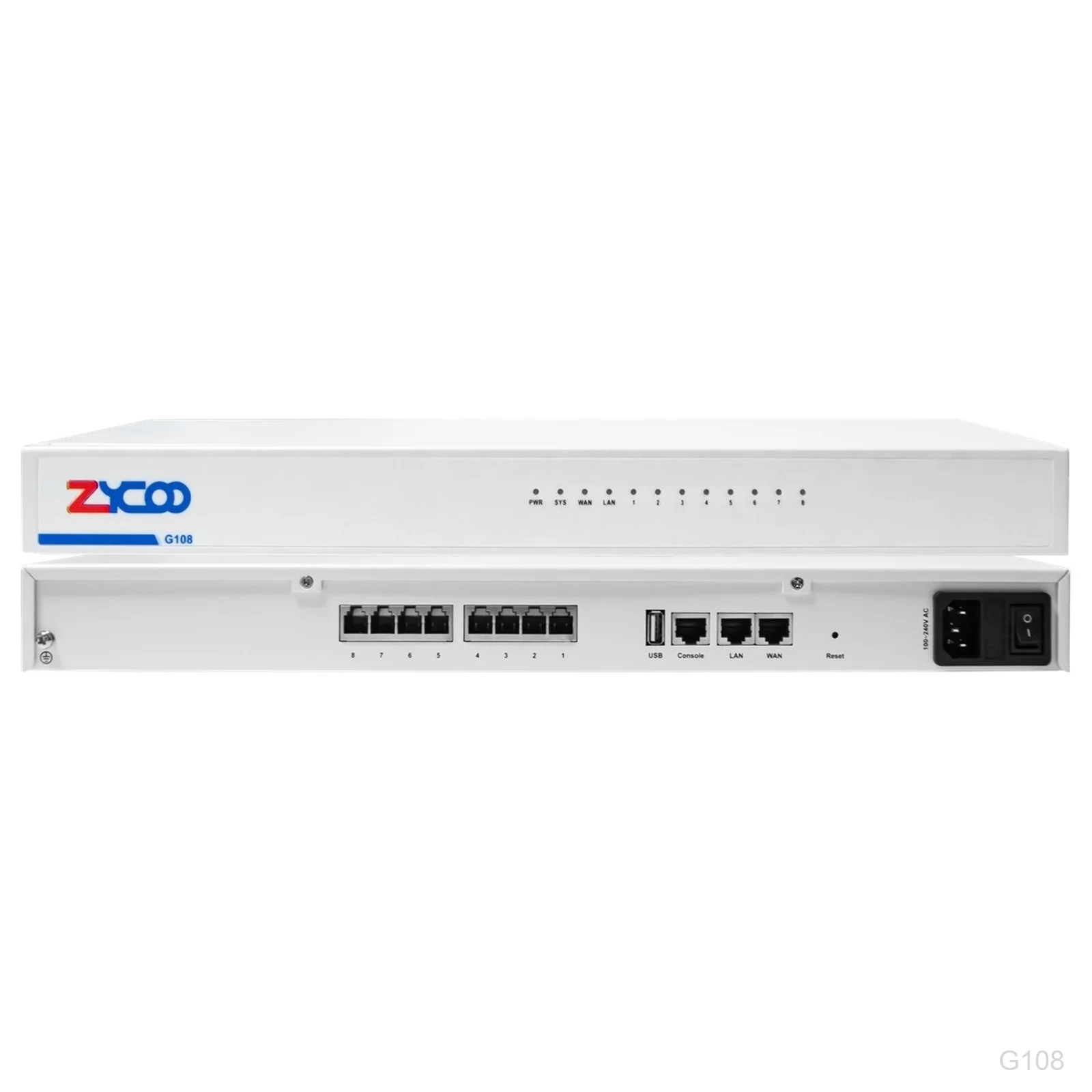 ZYCOO G108 FXO VoIP Gateway, 8 Ports