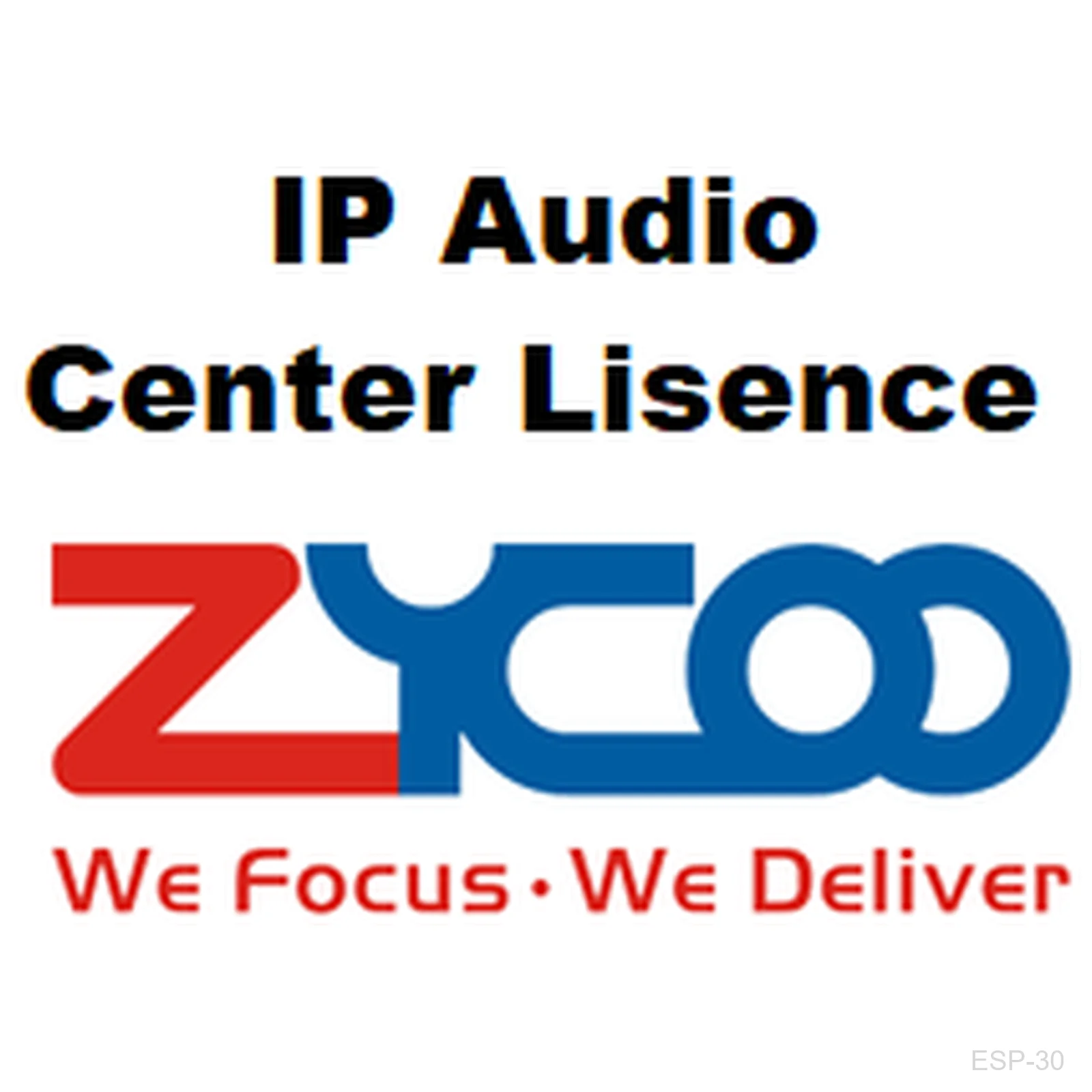 ZYCOO ESP-30 Extended Service, IP Audio Software, Up to 30 Licences