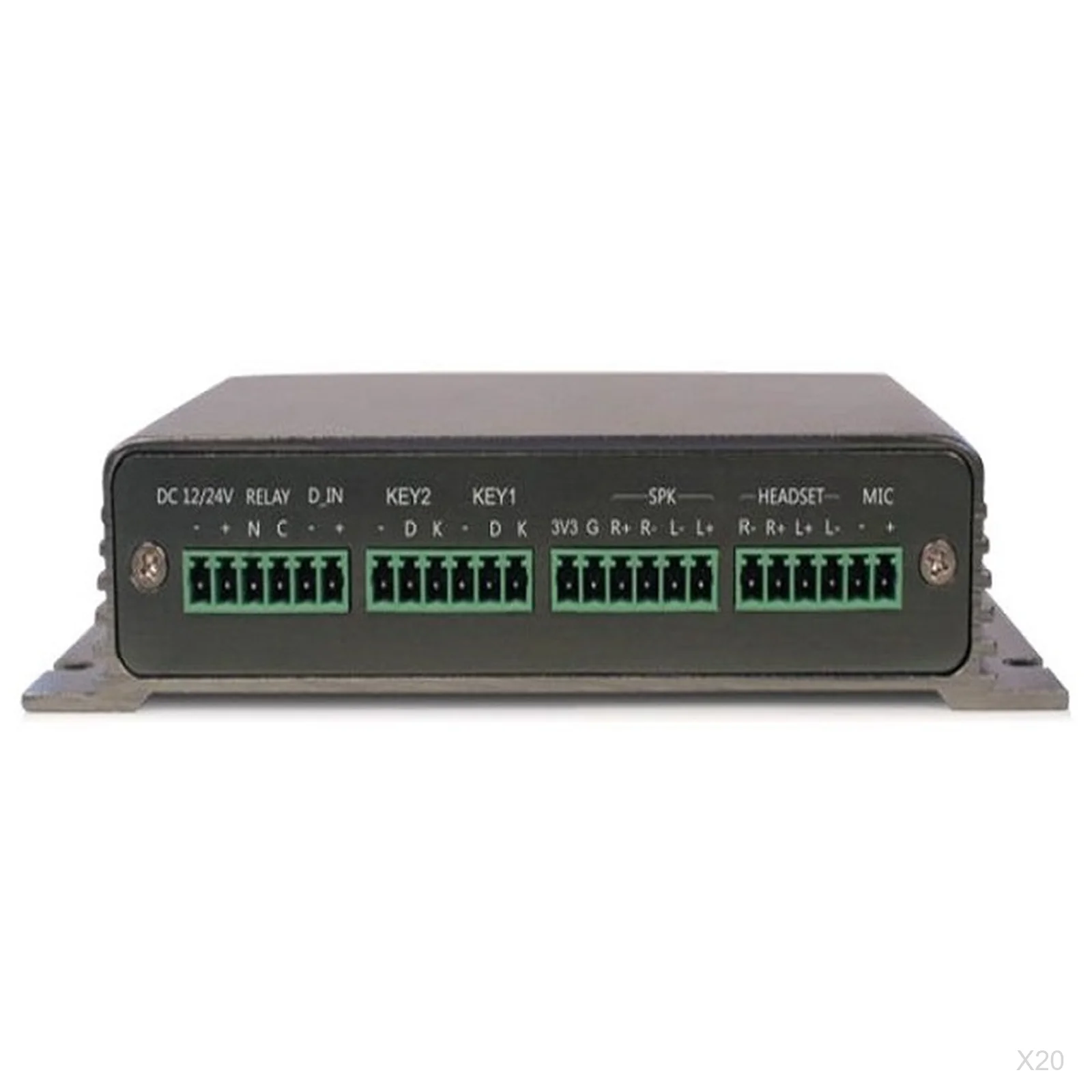 ZYCOO X20 SIP PA Paging Gateway, Keypad, LCD