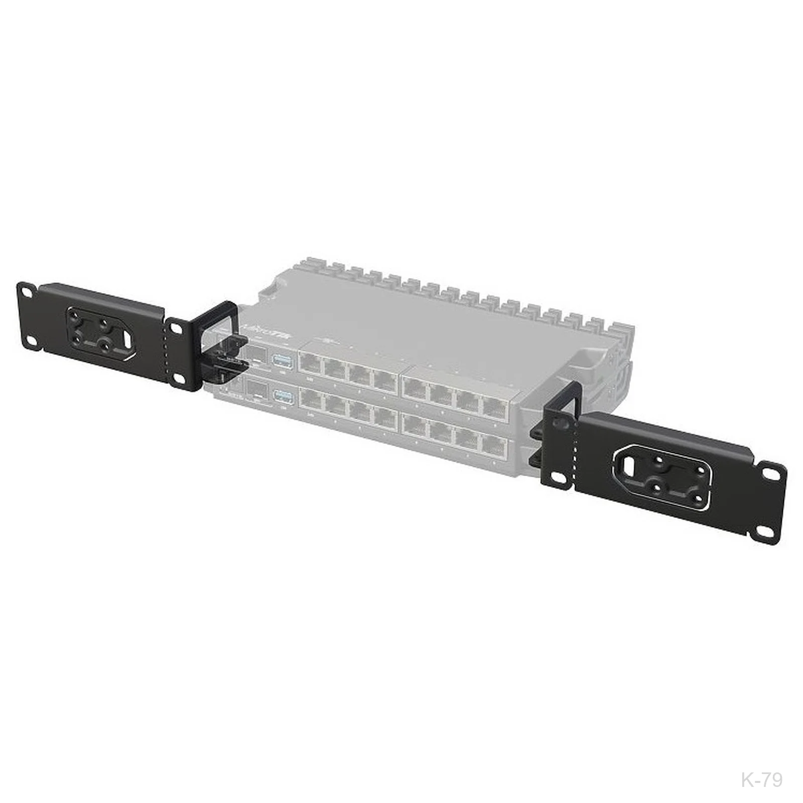 [K-79] RB5009/L009 rackmount kit K-79 Kit for mounting RB5009/L009 devices in 1U rackmounts.