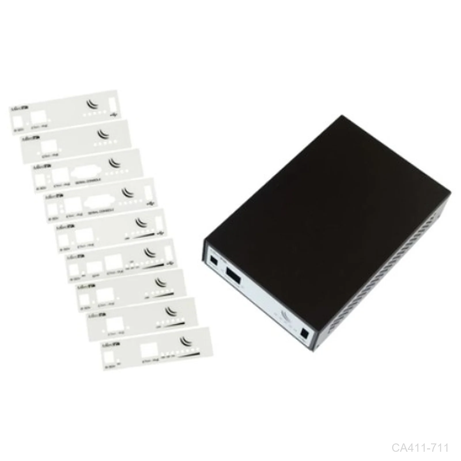 [CA411-711] CA411-711,Black aluminium indoor, fits RB411, RB911, RB912 and RB922 series, set of front panels