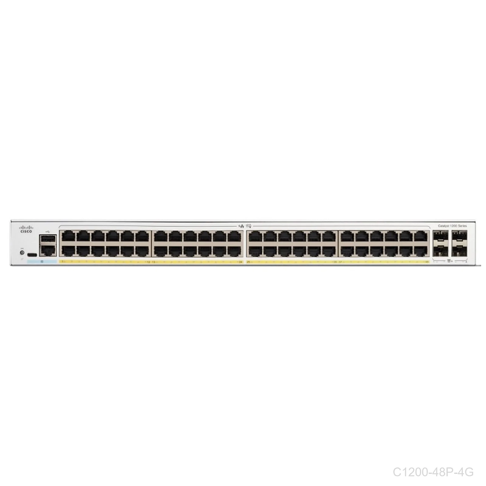 [C1200-48P-4G] Cisco C1200-48P-4G, 48 ports Giga POE+ 375W + 4 x 1G SFP uplink ports, Catalyst Switch