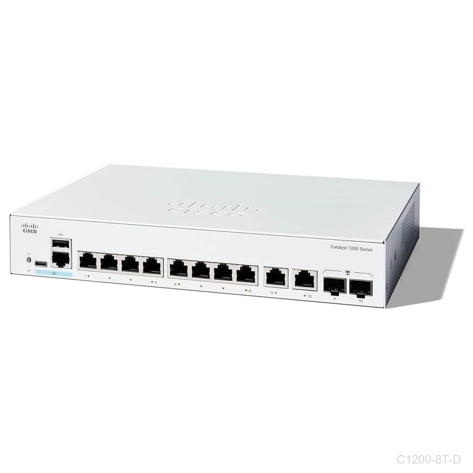[C1200-8T-D] Cisco C1200-8T-D, 8 ports Giga desktop Catalyst Switch