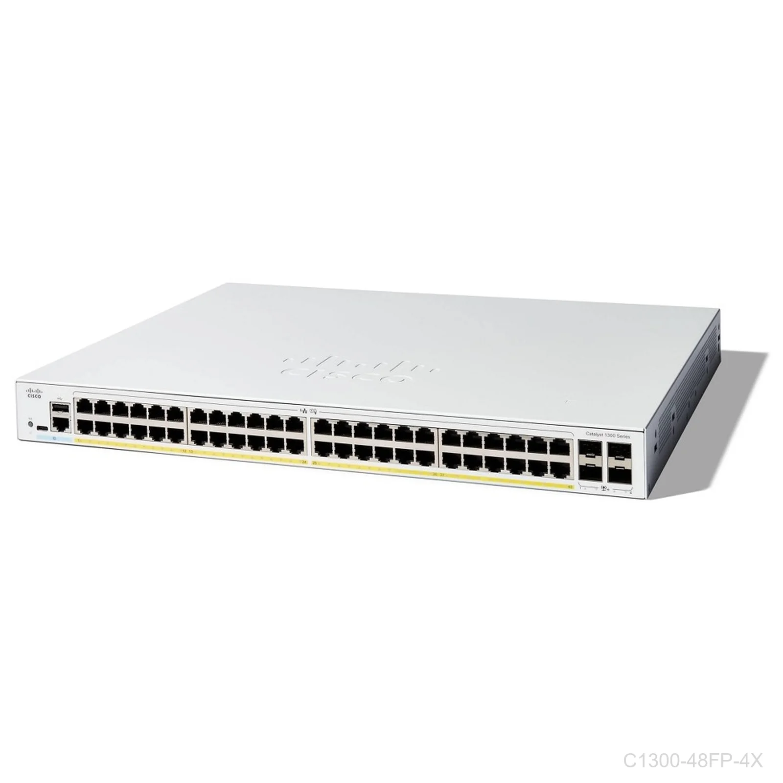 Cisco C1300-48FP-4X, 48 ports Giga PoE+ 740W, 4 x 10G SFP+ uplink, Catalyst Switch